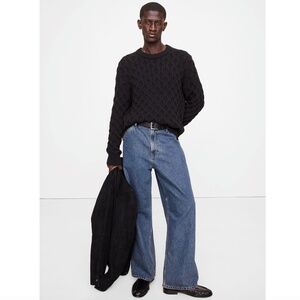 Banana Republic Honeycomb Crew-neck Sweater